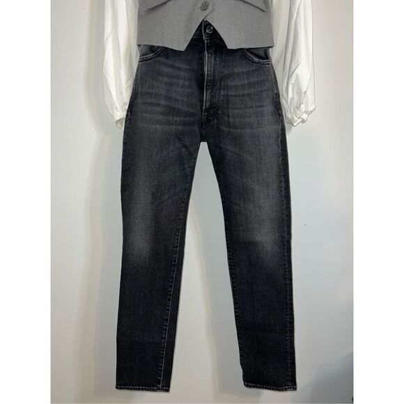 Golden Goose Women’s Faded Black Straight Jeans size 28 - Picture 1 of 11